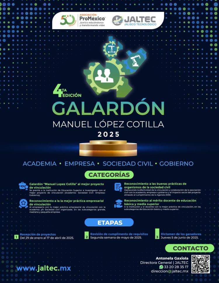 Galardón «Manuel López Cotilla», cuarta&nbsp;edición